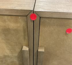 Open Box: Modern Heirloom Leather Bar Cabinet (36") - Seadrift