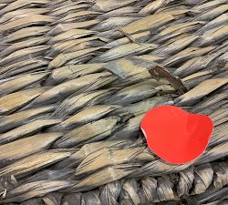Open Box: Seagrass Handcrafted Divided Hamper - Gray Wash