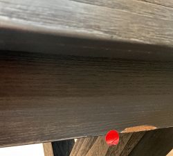Open Box: Toscana Extendable Dining Table (60" - 84"W, seats 6 - 8) - Dusty Charcoal