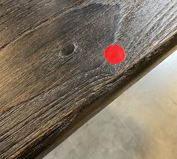 Open Box: Toscana Extendable Dining Table (60" - 84"W, seats 6 - 8) - Dusty Charcoal
