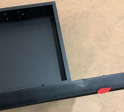 Open Box: Vintage Recessed Medicine Cabinet (21" x 34") - Matte Black