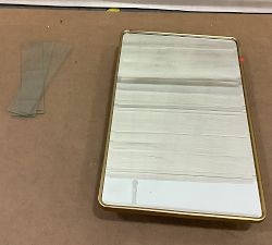 Open Box: Vintage Recessed Medicine Cabinet (21" x 34") - Vintage Brass