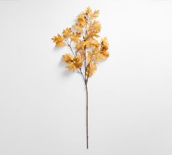 Faux Golden Oak Branch With Acorns
