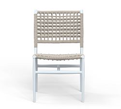 Rosanne Metal &amp; Rope Outdoor Dining Chair