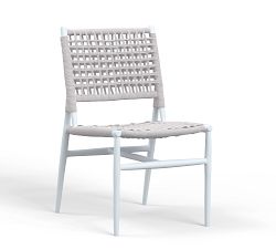 Rosanne Metal &amp; Rope Outdoor Dining Chair