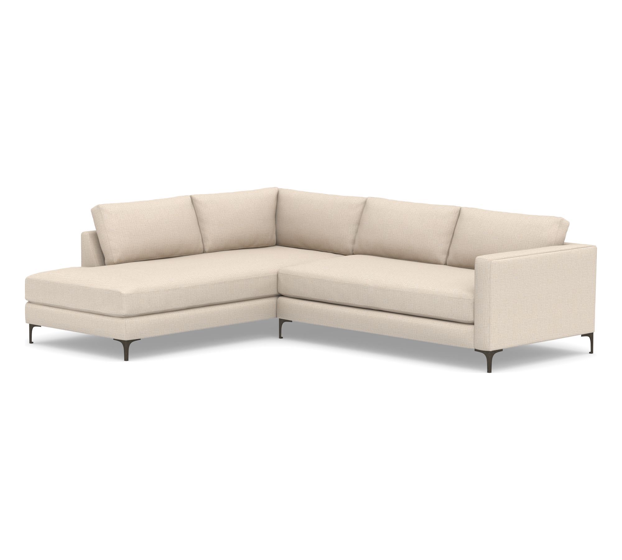 Jake Return Bumper Sectional (106"-110") - thumbnail 4