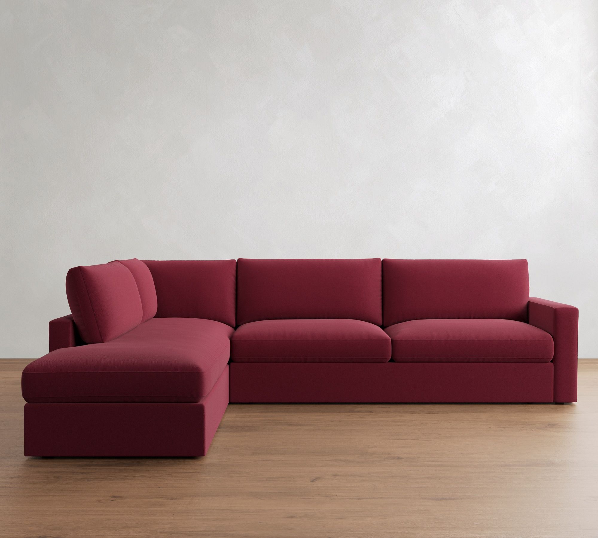 Westwood Square Arm Return Bumper Sectional (117"-129")