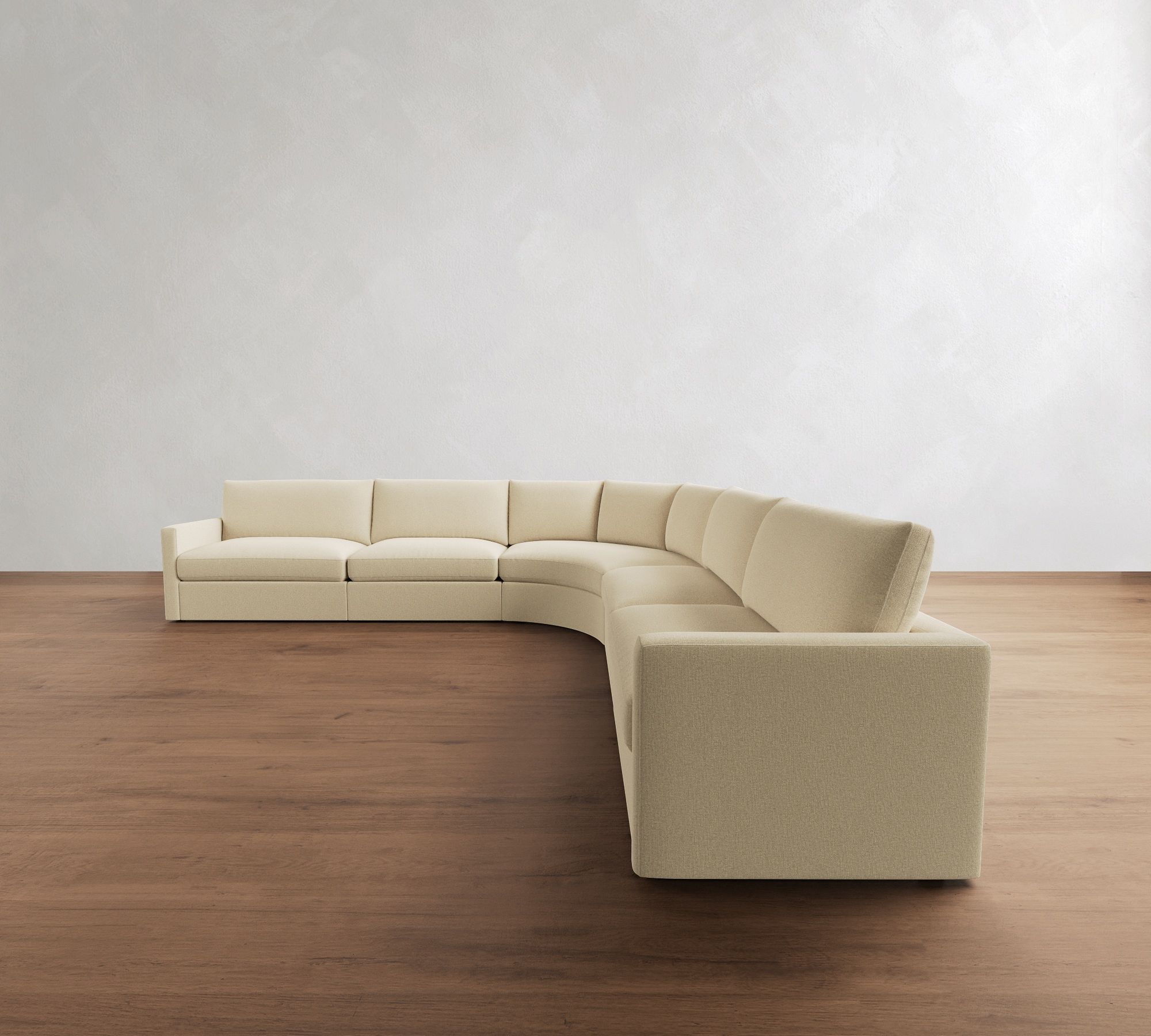 Westwood Slim Arm 5-Piece Curved Wedge Sectional (148")