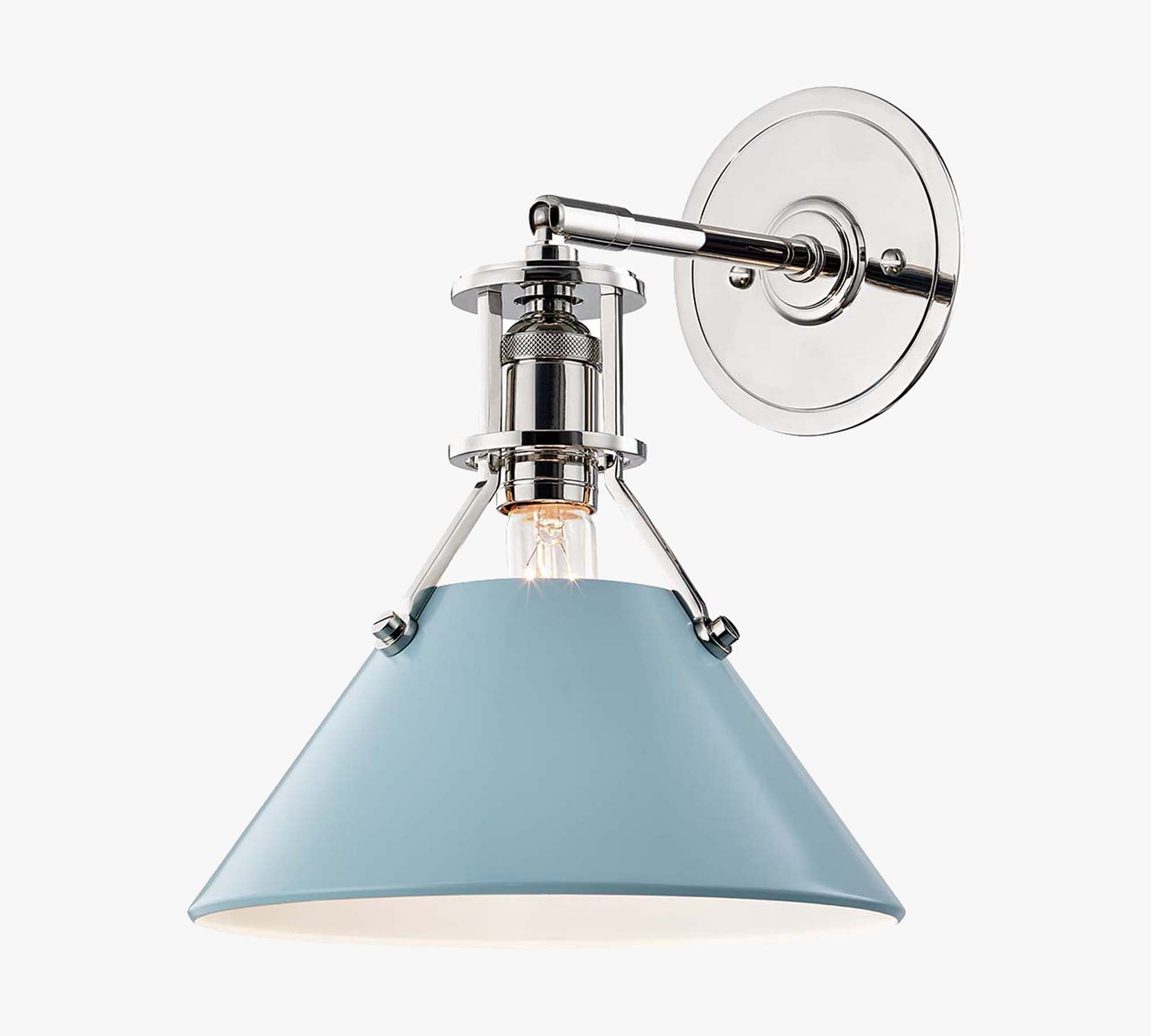 Jocelyn Flared Enamel Sconce (11'') - thumbnail 4
