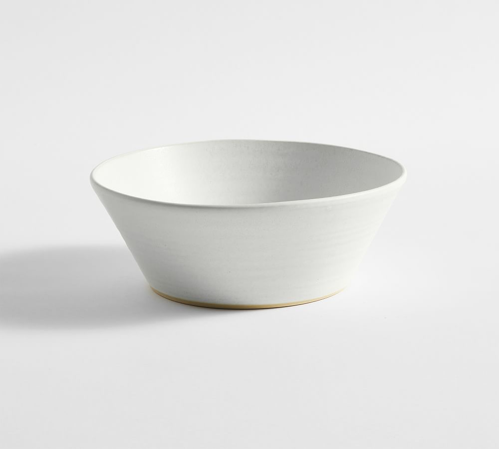 Larkin Stoneware Pasta Bowls - Set of 4 - Set of 4 - White