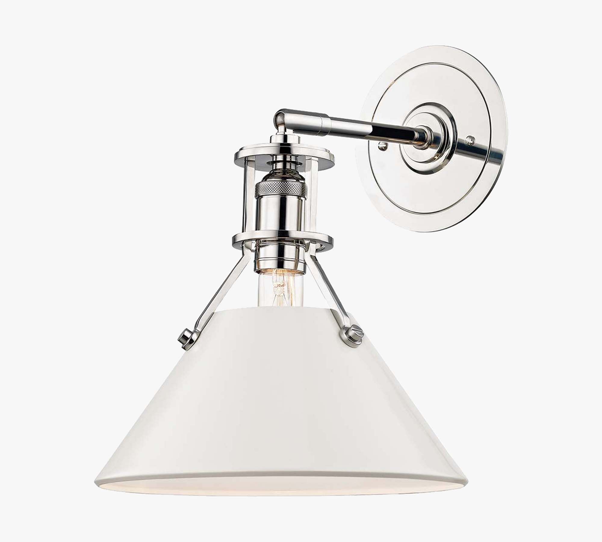 Jocelyn Flared Enamel Sconce (11'') - thumbnail 3