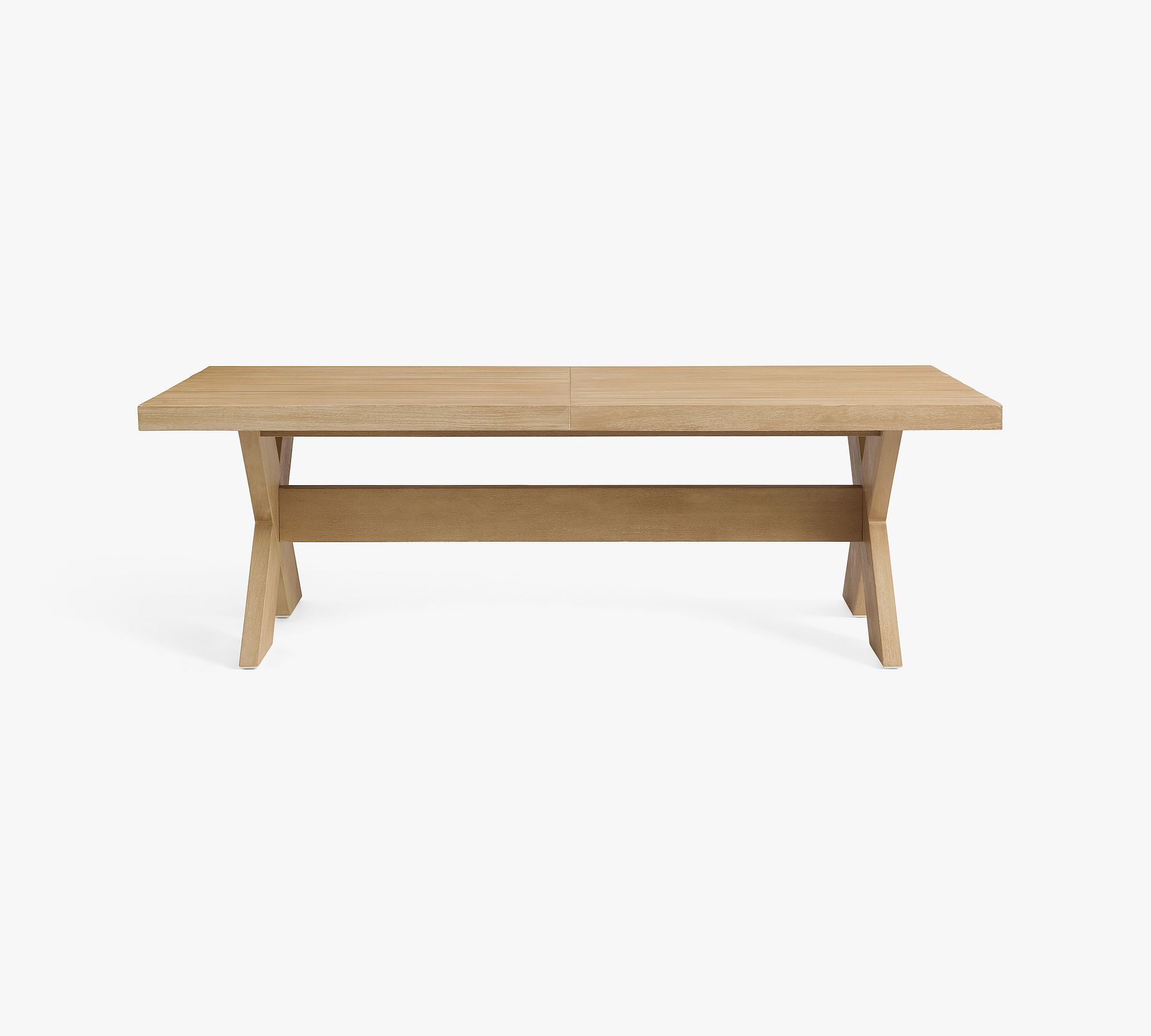 Modern Farmhouse Rectangular Extendable Outdoor Dining Table (94"-112")