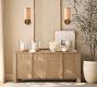 Andre Rattan Cylinder Sconce (14")