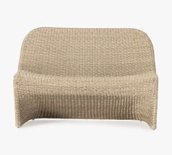 Encinitas Wicker Outdoor Dining Bench (50")