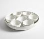 Larkin Stoneware Multi-Condiment Server