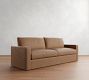 Westwood Square Arm Leather Sofa (65"-125")