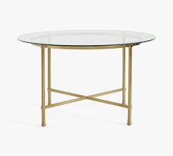 Everson Round Metal Pedestal Table (52")