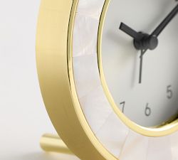 Faux Pearl Clock