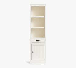 Open Box: Aubrey Shelf with Cabinet (19") - Dutch White