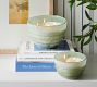 Etched Frosted Glass Scented Candle - Fig &amp; Sandalwood