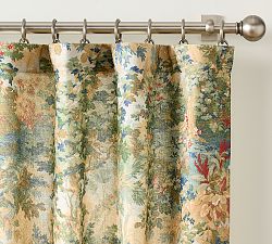 Open Box: Greenwood Light Filtering Curtain, 50"W x 96"L - Multi