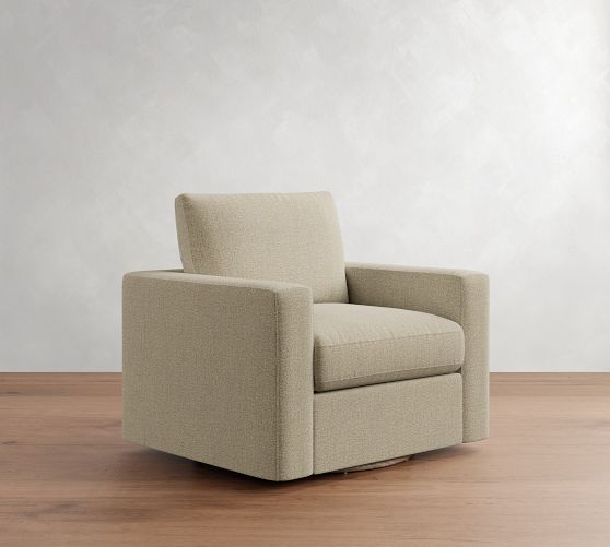 Westwood Square Arm Swivel Chair by Pottery Barn