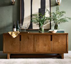 Faux Small Glass Composed Fern
