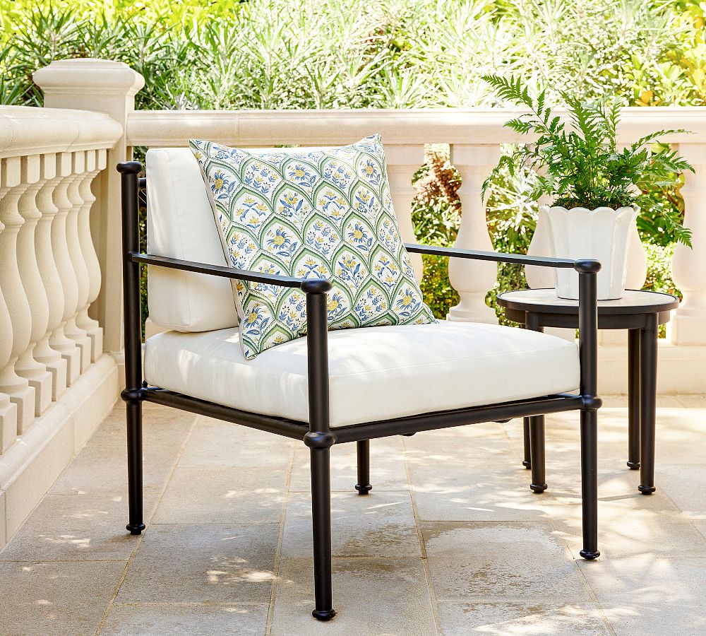 Ellis Metal Outdoor Lounge Chair by Pottery Barn