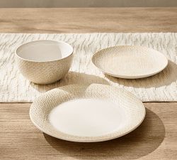 Elena Stoneware Dinner Plates - Set of 4