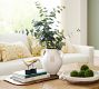 Faux Oversized Silver Dollar Eucalyptus Branch