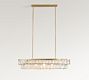 Solene Glass Linear Chandelier (45")