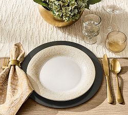 Elena Stoneware Dinner Plates - Set of 4