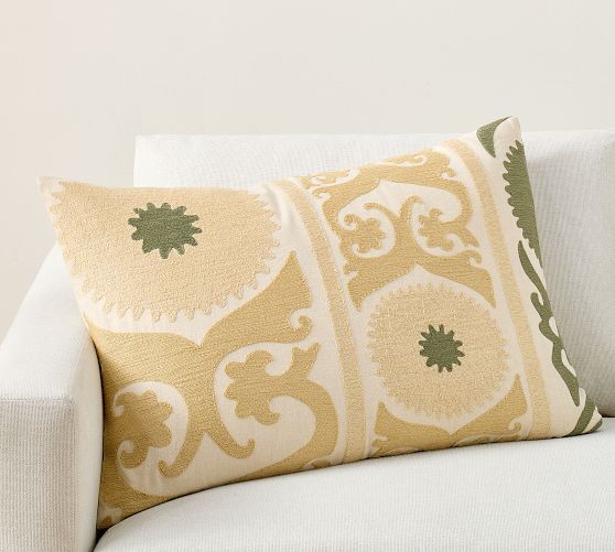 Oria Suzani Lumbar Pillow Cover