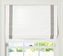Grosgrain Ribbon Cordless Roman Blackout Shade