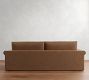 Westwood Roll Arm Leather Sofa (71"-131")