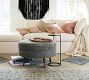 Duke Round Metal Accent Table (10")