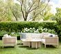 Marina Cane 3-Piece Outdoor Sectional (88")