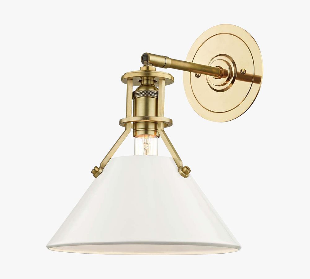 Jocelyn Flared Enamel Sconce (11'') by Pottery Barn