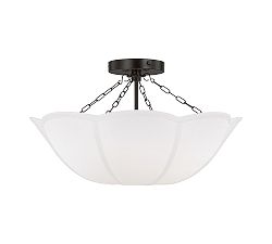 Rosy Round Flush Mount (19")
