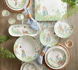 Peter Rabbit™ Stoneware Salad Plates - Mixed Set of 4