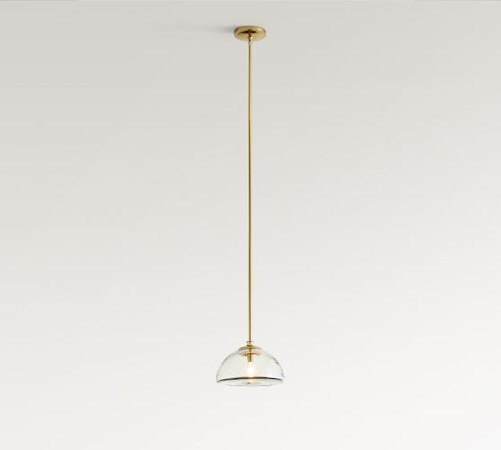 Beck Cast Glass Round Pendant (7