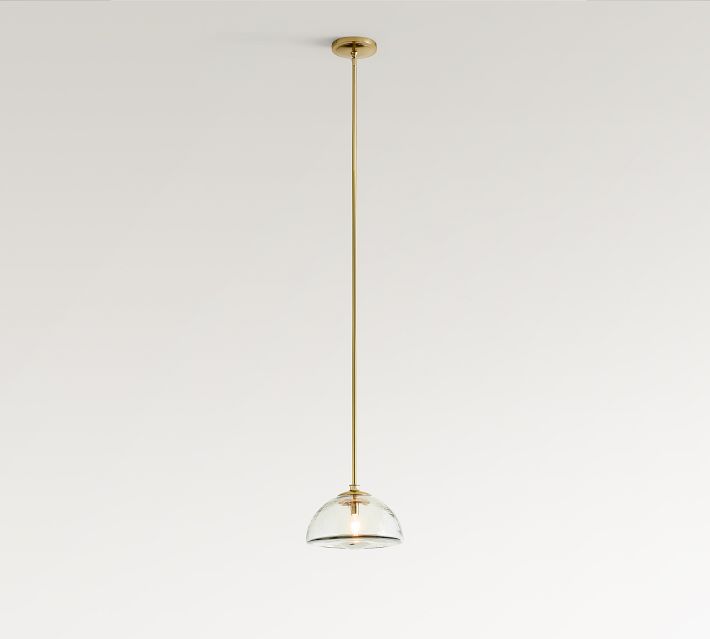 Beck Cast Glass Round Pendant (7