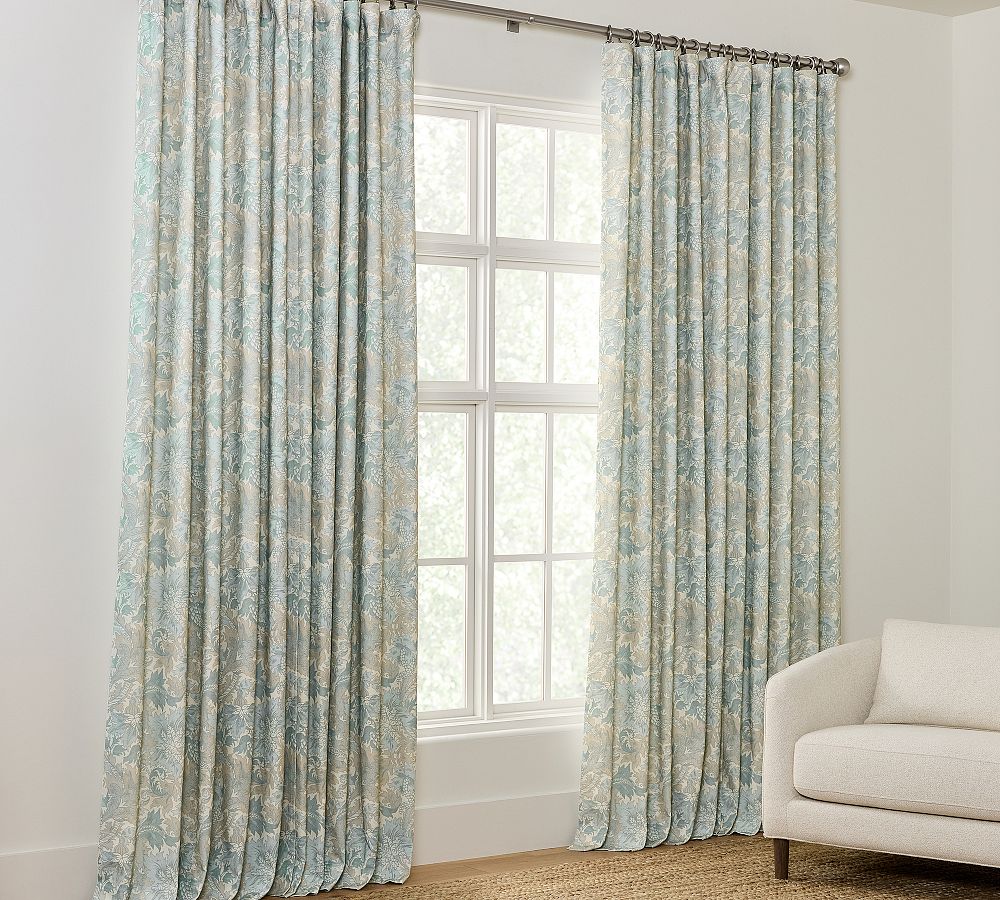 Cora Printed Blackout Curtain by Pottery Barn