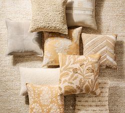 Hudson Embroidered Pillow Cover