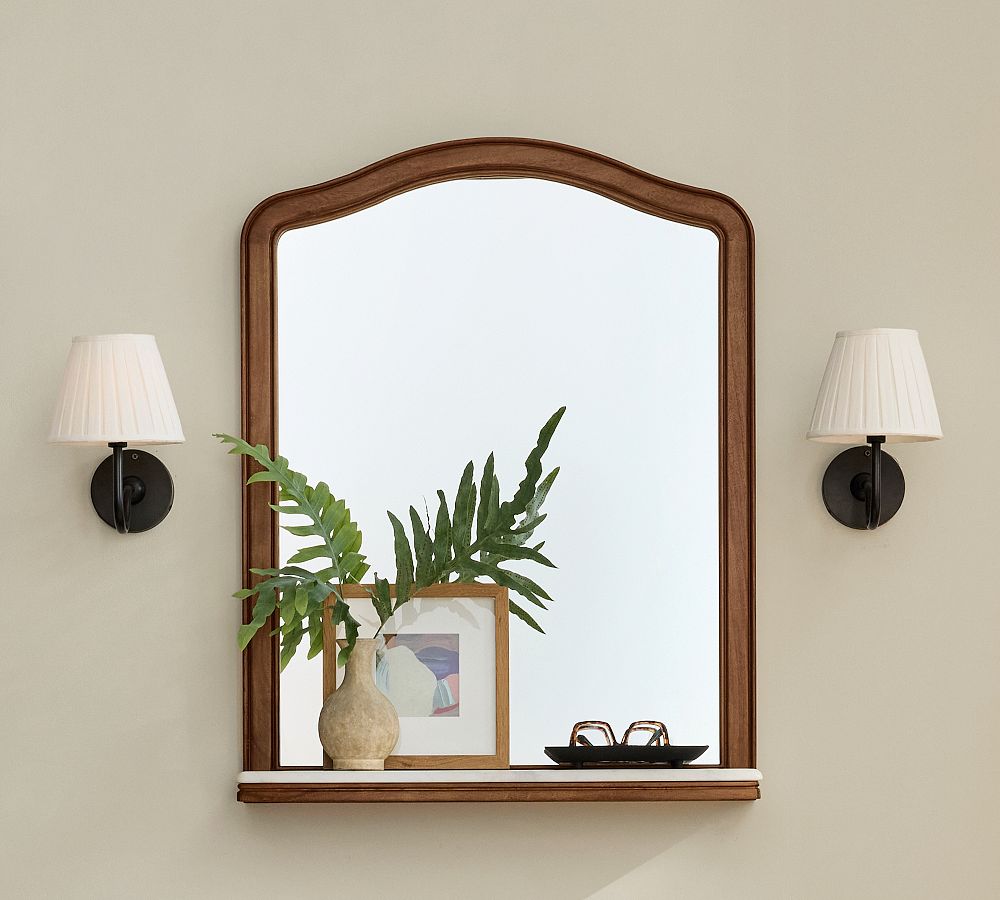 Scarlett Mirror With Shelf by Pottery Barn