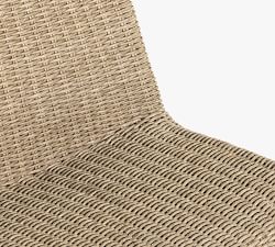 Encinitas Wicker Outdoor Dining Bench (50")