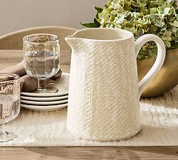 Elena Stoneware Pitcher