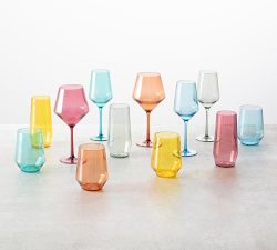 Fortessa Tritan Copoly Pure Outdoor Stemless Wine, Set of 6