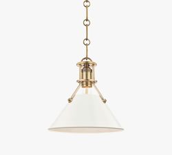 Jocelyn Flared Metal Pendant (10"-16")