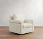 Cameron Modern Roll Arm Swivel Chair